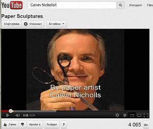215 SCULPTURES EN PAPIER DE NICHOLLS CALVIN